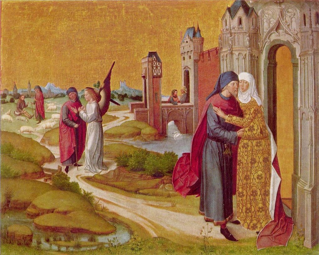 La rencontre de st Joachim et sainte Anne à la Porte dorée : un thème ...